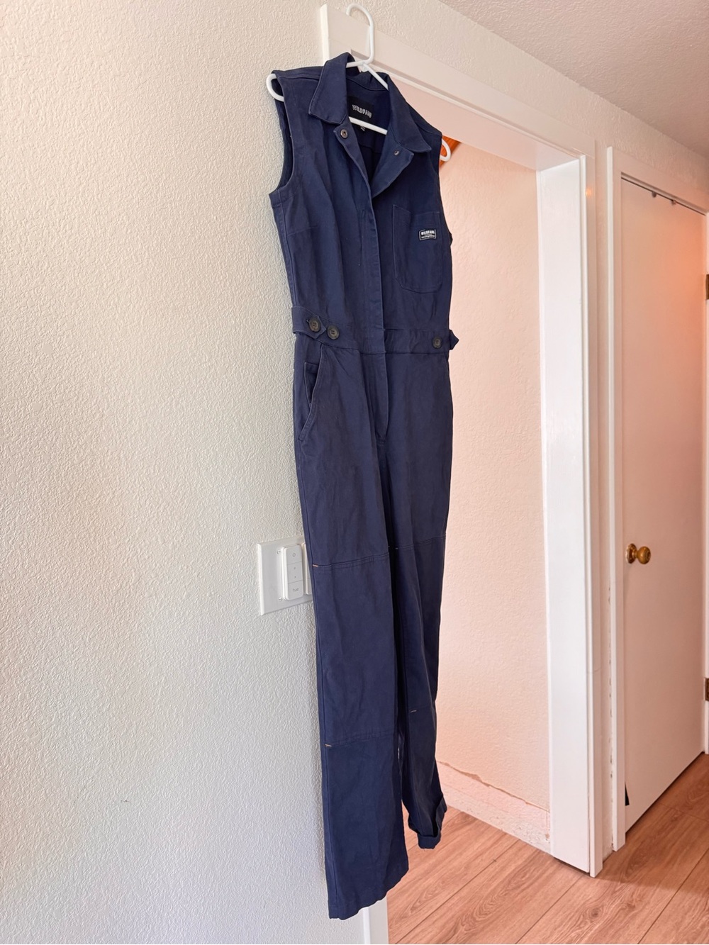 Wildfang Sleeveless High Waisted Coveralls Medium